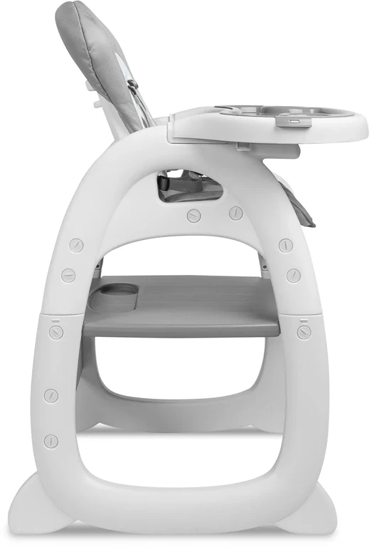 Дитячий стільчик для годування Caretero Homee Grey